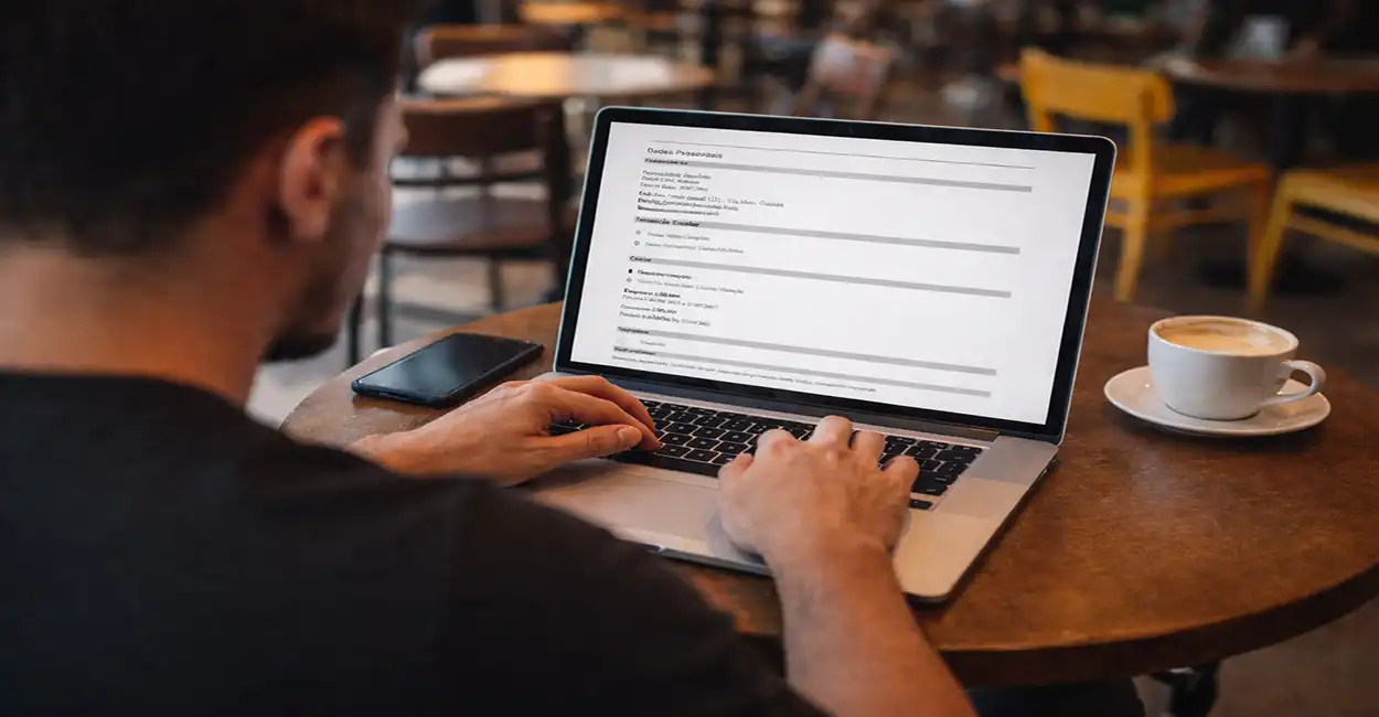 Modelo de currículo em Word para vendedor profissional