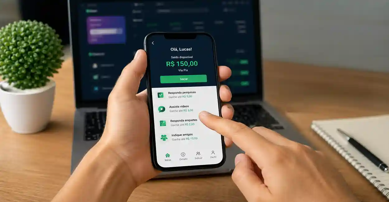 🚀 44 aplicativos para ganhar dinheiro em 2026