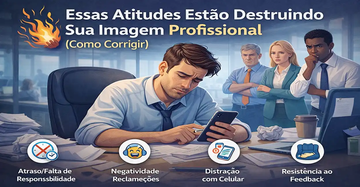 7 Atitudes Que Destroem Sua Imagem Profissional (Como Corrigir)