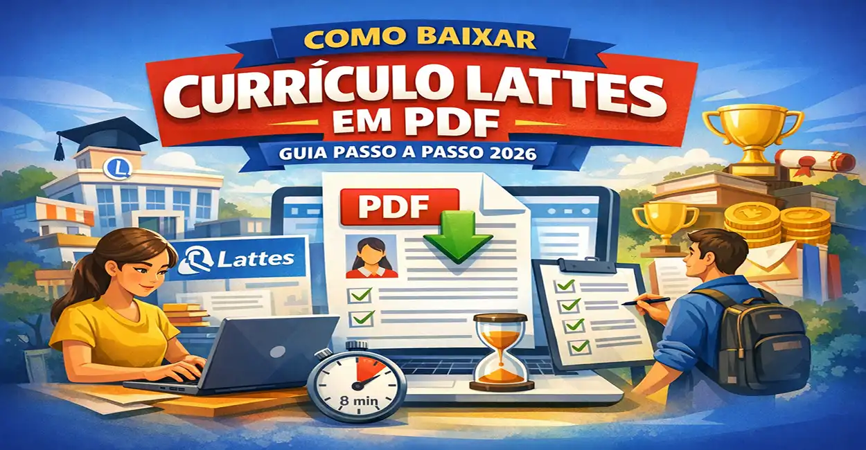 Como Baixar Currículo Lattes em PDF (Passo a Passo Completo 2026)