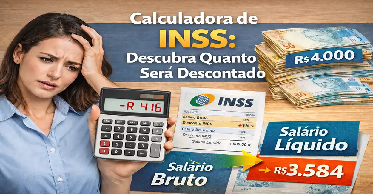 Calculadora de INSS 2026: Descubra Quanto Será Descontado