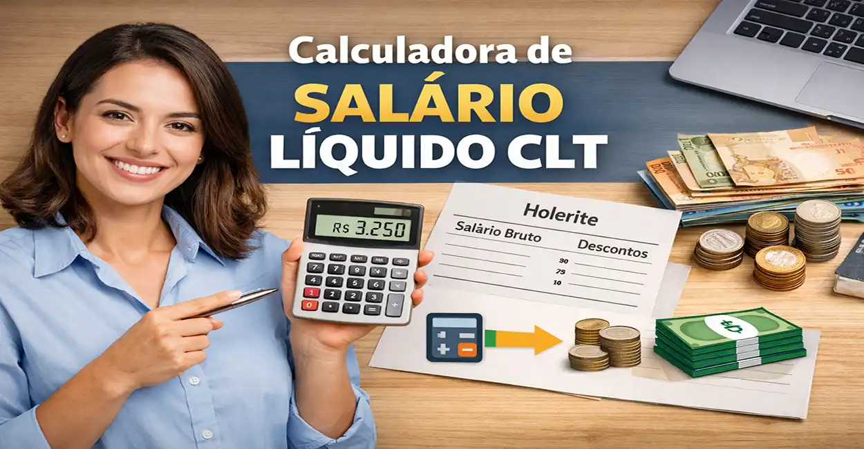 Calculadora de Salário Líquido CLT 2026