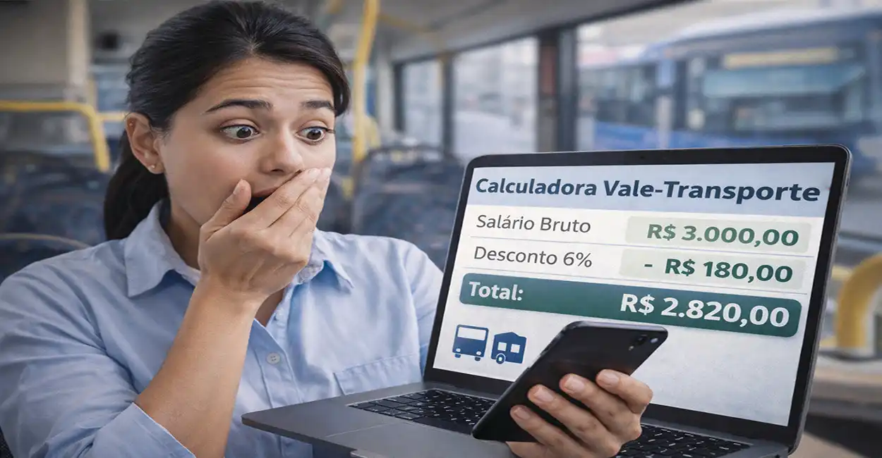 Calculadora de Vale-Transporte 2026
