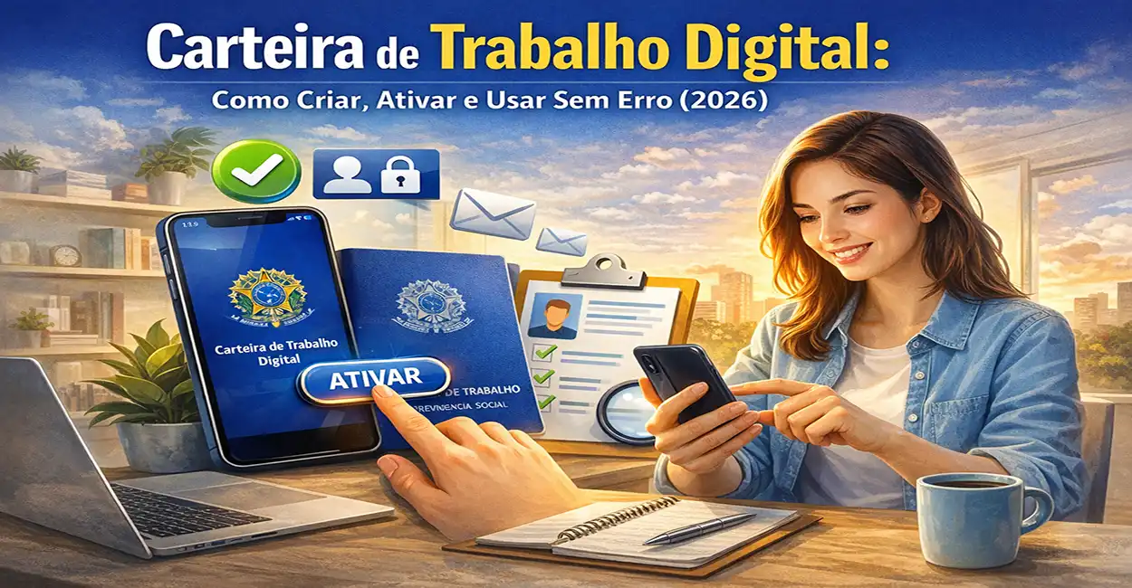 Carteira de Trabalho Digital: Como Criar, Ativar e Usar Sem Erro (2026)