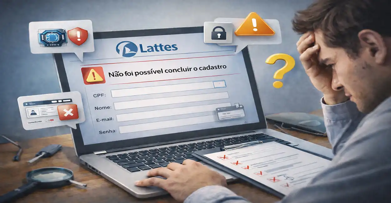 Não Consigo Cadastrar Currículo Lattes? Causas e Soluções Definitivas