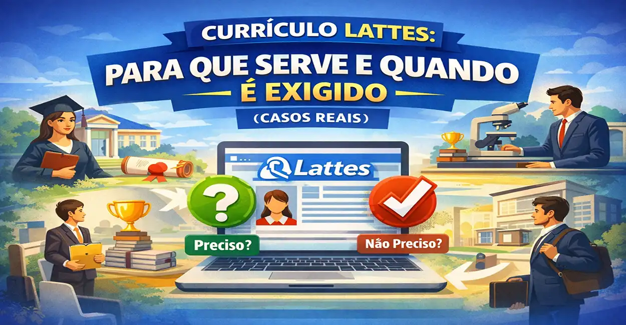 Currículo Lattes: Para Que Serve e Quando É Exigido (Guia Completo 2026)