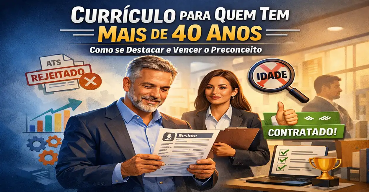 Currículo para Quem Tem Mais de 40 Anos: Como se Destacar e Vencer o Preconceito (2026)