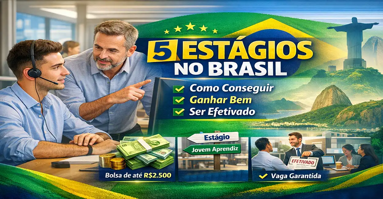 🥇 Estágios no Brasil: Como Conseguir, Ganhar Bem e Ser Efetivado