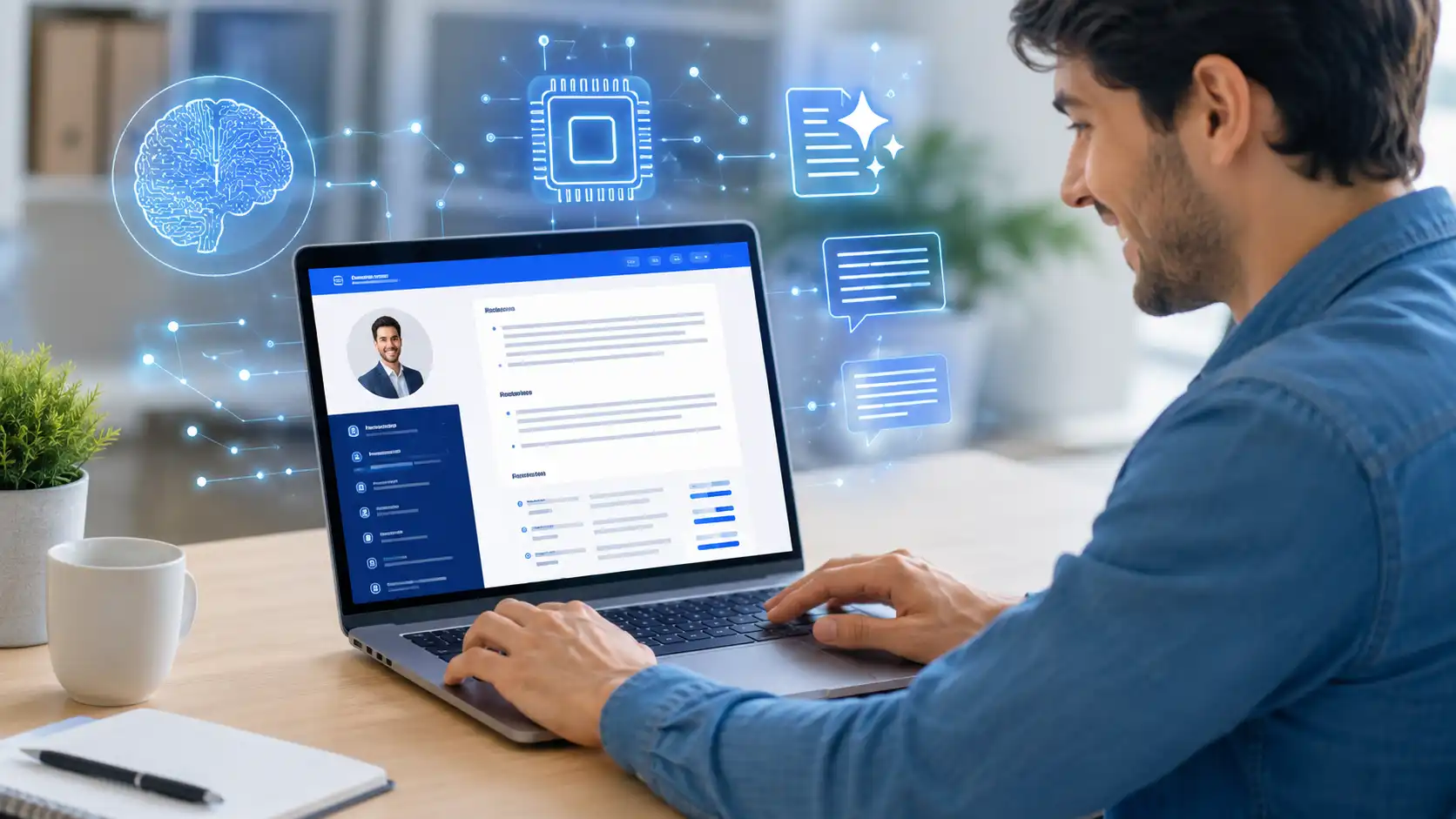 Gerador de Currículo Online com IA: Crie um CV Grátis em 3 Minutos
