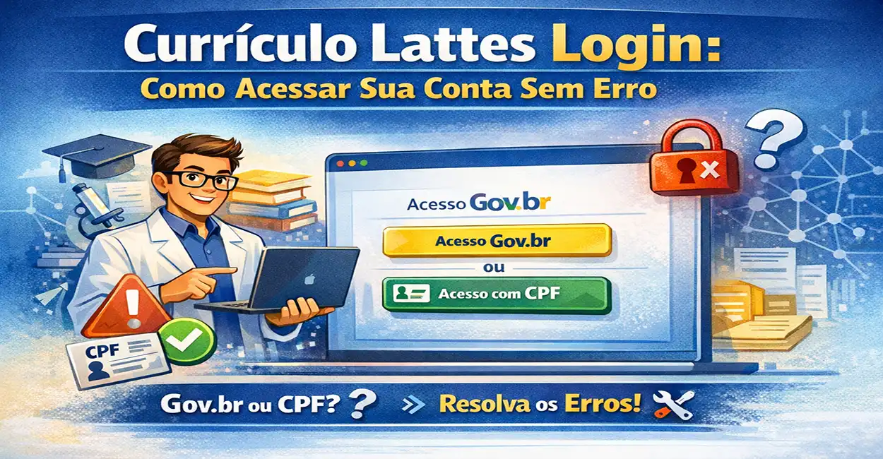 Currículo Lattes Login: Como Acessar Sua Conta Sem Erro (Guia Completo 2026)