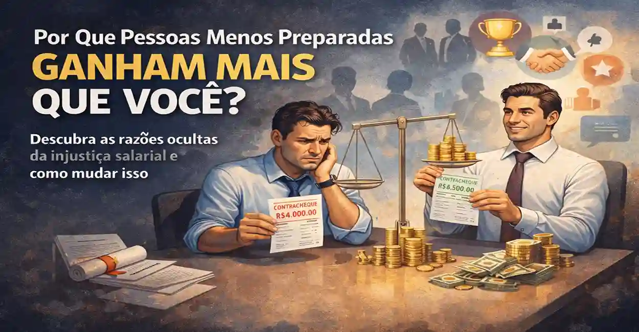 Por Que Pessoas Menos Preparadas Ganham Mais Que Você? Descubra as Razões Ocultas da Injustiça Salarial