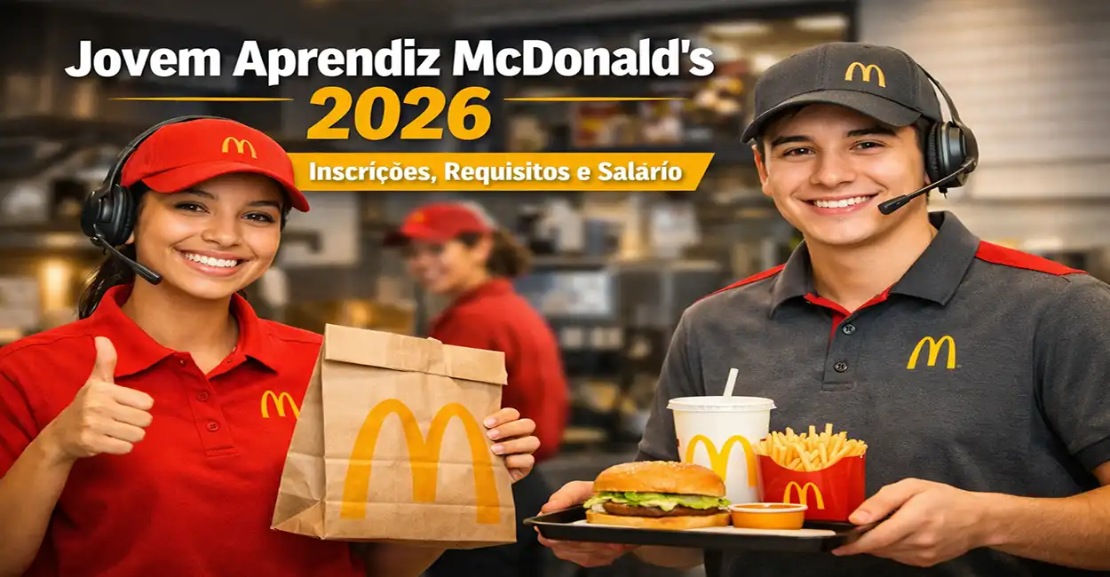 Jovem Aprendiz McDonald’s 2026: Inscrições, Requisitos e Salário