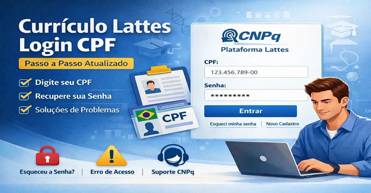 Login no Currículo Lattes com CPF: Passo a Passo (Guia 2026)