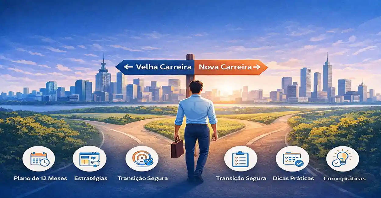 Como Mudar de Vida Profissional em 12 Meses: Plano Passo a Passo 2026