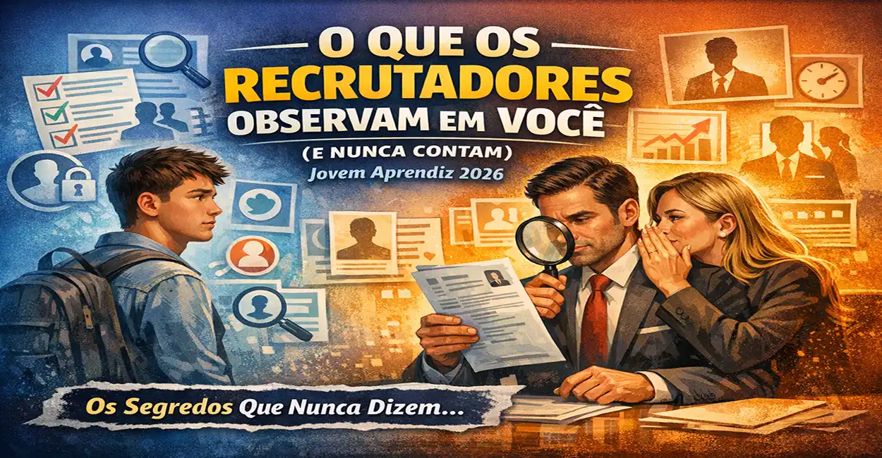 O Que os Recrutadores Observam em Você (E Nunca Contam) | Jovem Aprendiz