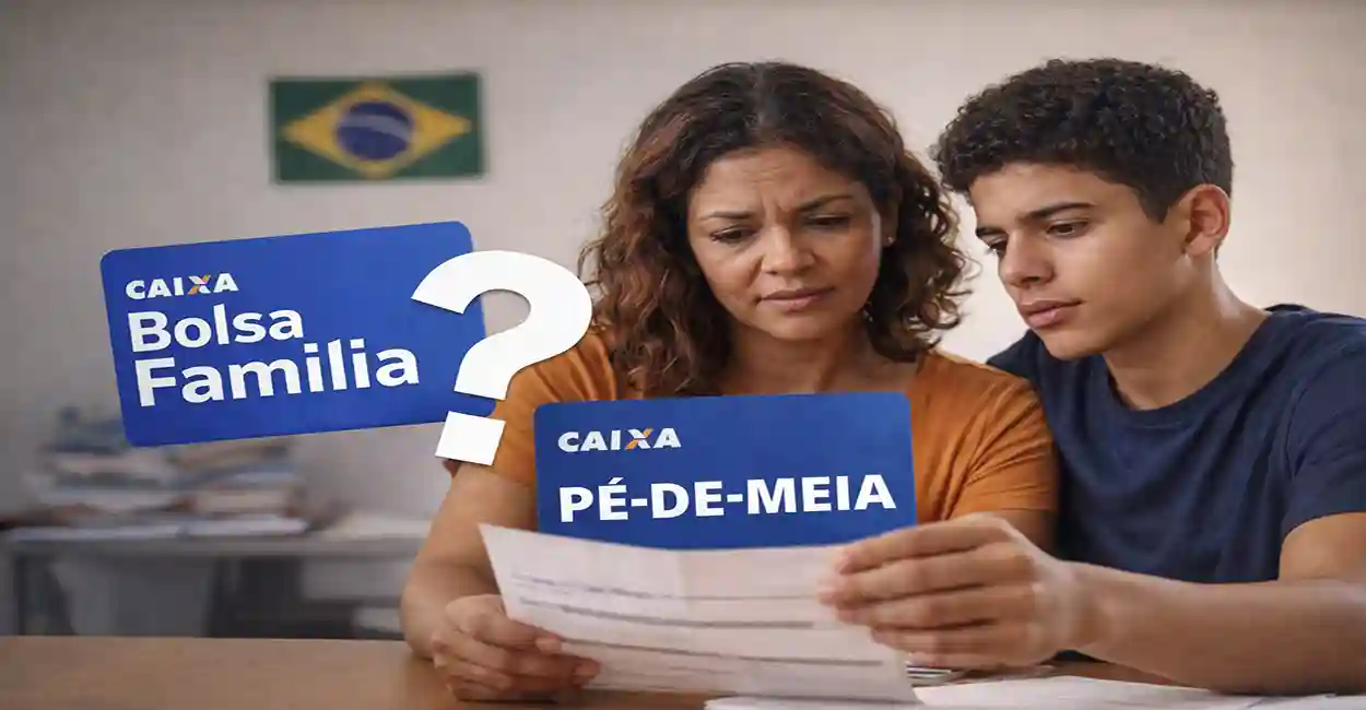 Quem recebe Bolsa Família pode perder o Pé-de-Meia? Entenda o que realmente acontece