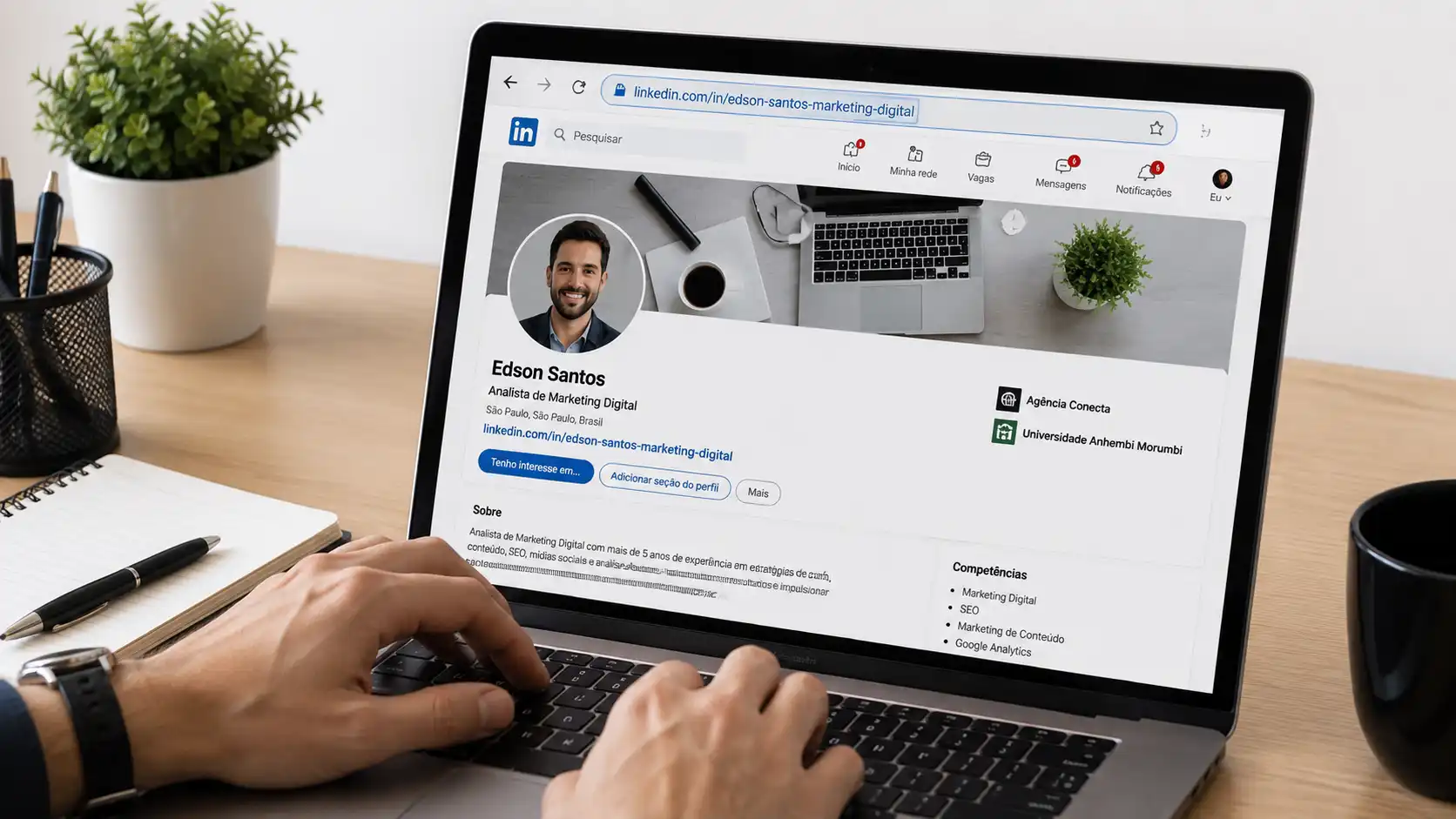 Como Personalizar a URL do LinkedIn em 2 Minutos: Guia 2026